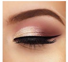 Pink Gold Eyeshadow, Brown Eyeshadow Tutorial, Prom Makeup For Brown Eyes, Wedding Eyes, Rose Gold Eyeshadow, Wedding Hairstyles And Makeup, Trendy Eyeshadow, Wedding Makeup For Brown Eyes, Best Wedding Makeup