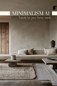 Chic minimalist living room featuring 2024 paint color trends Simplicity Living, 2024 Interior Design, Paint Color Trends, Living Room Aesthetic, Minimalist Living Room Design, Aesthetic Apartment, Trending Paint Colors, Living Room Trends, Organic Decor