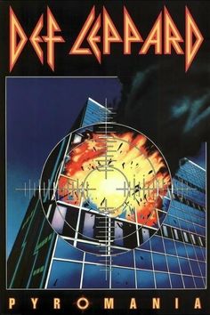 the cover art for def leppard's album, pyromania