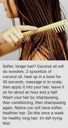 Natural Hair Repair, Products For Damaged Hair, Repair Damaged Hair, Long Healthy Hair, Home Simple, Coconut Oil Hair, Lost Hair, Damaged Hair Repair, Organic Hair