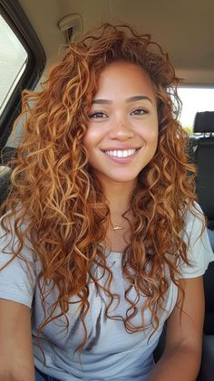 Long Curly, Brown Hair, Curly Hair, Hair Color, Blonde, Dye, Hair, Red, Beauty