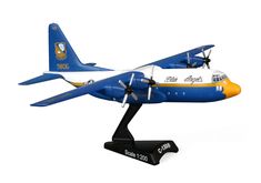 PRICES MAY VARY. Die-cast metal historical airplane Includes display stand Part of the postage stamp collection B 52 Stratofortress, Fat Albert, Diecast Airplanes, Postage Stamp Collection, C 130, Aviation Industry, Aircraft Pictures, Model Planes, Blue Angels