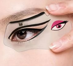 2 Multifunctional Eye Tool Aid Cards, Reusable Eyeliner Template Eye Shadow Eyebrow Template Aid Makeup Learning Tool Card Easy To Use Suitable For Quick Makeup Eyeliner Eye Shadow Eyebrow Extensions Eyeliner Template, Makeup Learning, Eyebrow Extensions, Eyebrow Template, Card Easy, Quick Makeup, Learning Tools, Makeup Eyeliner, Eye Shadow