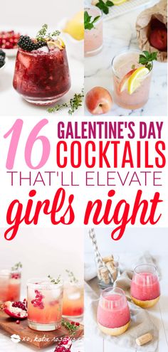 valentine's day cocktails that will elevate your girls night - click here