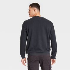 Take cool-weather days on in laidback style with this French Terry Crewneck Pullover Sweatshirt from Goodfellow & Co™. Made from 100% cotton French terry fabric and tailored in a relaxed fit, this crewneck sweatshirt offers all-day cozy comfort, and it's designed with ribbed hem and cuffs for a snug fit and neat finish. Designed in a solid hue, you can pair it with different shorts or pants for versatile cool-weather outfit options. Goodfellow & Co™: Feel good in what you wear, anywhere. Comfortable Crew Neck Cotton Sweater, Relaxed Fit Cotton Sweater With Soft-washed Detail, Relaxed Fit Soft-washed Cotton Sweater, Relaxed Fit Cotton Sweater Soft-washed, Comfortable Cotton Crew Sweater, Soft-washed Cotton Sweater With Relaxed Fit, Urban Crew Neck Cotton Sweater, Urban Cotton Crew Sweater, Casual Outdoor Fleece Sweatshirt