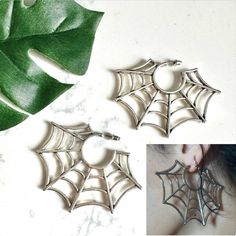 Silver Spiderweb Earrings Web Gothic Mallgoth Grunge Emo Vampire Spider Gift New Brand New See Pictures For Measurements! Zinc Alloy Material On The Heavier Side Even Prettier In Person, Perfect For Casual Or Special / Formal Occasions I Love To Bundle! Contact Me For Bundle Pricing Before Purchase! Inventory Bin M Rhinestone Bling Cute Nature Stud Small Dainty Formal Wedding Birthday Party Gift Festival Spring Summer 2024 Trends Trendy Casual Anthropologie Zara Statement Fashion Cocktail Jewel Boho Fashion Bohemian, Birthday Party Gift, Christmas Stocking Stuffers, Formal Wedding, Rustic Chic, Spider Web, Costume Jewelry, Fashion Statement, Boho Fashion