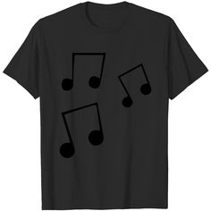 Music Notes T Shirt Hardcore Style, Music Notes, Types Of Shirts, The United States, Black Tshirt, Shirts Tops, Polyester Fabric, Mens T, Unique Designs