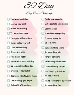 INSTANT DOWNLOAD No products will be shipped This 30 Day Self-Care Challenge Planner contains: *30 Day Self-Care Challenge Planner for Women   *8.5 x 11 in (US Letter) 30 Day Self Care Challenge For Women, Journal List, Workout Morning, Plan Workout, Week Workout, Finding A New Hobby