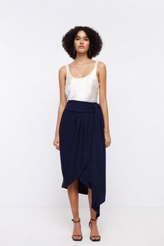 Style: Wrap SkirtLength: Midi Skirts Wrap, Notes Style, Quick Delivery, Wrap Skirt, Skirt Fashion, Skirt Length, The Future, Midi Skirt, Perfect Fit