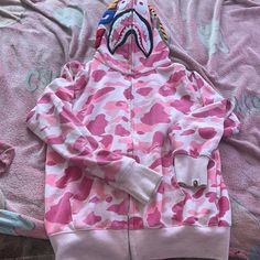 Pink Bape Hoodie Had Since This Year %100 Authentic Pink Bape Hoodie, Bape Pink, Bape Sweater, Bape Hoodie, Kitty Wallpaper, Hello Kitty Wallpaper, Colorful Hoodies, Pink Sweater, Hoodies Womens