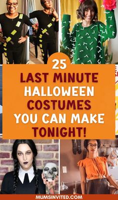 the 25 last minute halloween costumes you can make for tonight's trick or treat