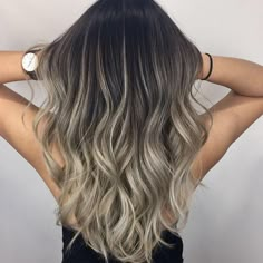 Ash Blonde Hair Balayage, Straight Brunette Hair, Ash Balayage, Balayage Straight Hair, Balayage Blonde