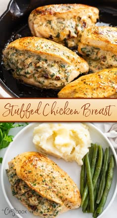 chicken breasts stuffed with cheese, spinach, and sun dried tomatoes Thanksgiving Recipes Ideas, Crackpot Chicken, Top Dinner Recipes, Stuffed Chicken Breast, Chicken Breast Recipe, American Recipes, Dinner Guests