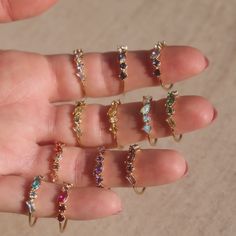 Ombre Gold Birthstone Ring | Local Eclectic – local eclectic Tennis Jewelry, Local Eclectic, Vintage Jewelry Sets, Vintage Inspired Jewelry, Vermeil Jewelry, Black Jewelry, Birthstone Necklace, Birthstone Ring, Gold Plated Jewelry