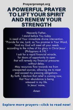 a prayer for the power of prayer