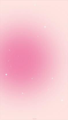 a pink and white background with stars in the sky on it's left side