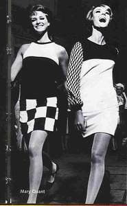 The mini skirt, everyone has one! Mary Quant Dress, 1960s Fashion