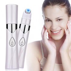 Acne Light Therapy, Acne Laser, Mild Acne, Blue Light Therapy, Led Facial, Acne Removal, Wrinkled Skin, Remove Acne, Loose Skin