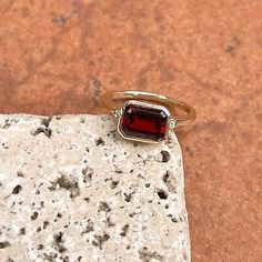 Find many great new & used options and get the best deals for 14KT Yellow Gold Octagonal Genuine Bezel Garnet + Diamond Accent Ring CUSTOM at the best online prices at eBay! Free shipping for many products! Luxury Rectangular Ruby Ring, Elegant Ruby Ring With Gemstone Accents As Gift, Elegant Garnet Rings In Rectangular Shape, Rectangular Garnet Rings In Elegant Style, Rectangular Bezel Set Formal Jewelry, Elegant Rectangular Garnet Rings, Modern Ruby Jewelry As A Gift, Formal Rectangular Bezel Set Jewelry, Luxury Ruby Jewelry With Rectangular Shape