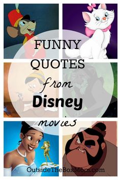 disney movies with the words funny quotes from movies