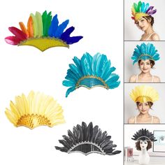 Home, Furniture & DIY | Sporting Goods | Vehicle Parts & Accessories | Toys & Games | Health & Beauty | Crafts | Business, Office & Industrial | Clothes, Shoes & Accessories | Garden & Patio | Musical Instruments & DJ Equipment  Feather Headband Thanksgiving Kids Headwear for Dance Show Party Carnival    Description: 【Feather Headwear】: kids headdress is designed of feather headwear that is fashionable and charming. 【Material】: Unique Headdress is made of paper and feather , lightweight, and resistant and strong. 【Wide Application】: Feather Headband is suitable for theme parties, performance stages, festivals, Halloween, Valentine's Day, engagements, and anniversaries. 【Wonderful Accessory】: Positive Feather Headpiece adds a touch of glamour to any outfit. 【Gift】: Indian hair accessories p Indian Hair Accessories, Indian Feathers, Feather Headpiece, Feather Headdress, Feather Headband, Indian Hair, Party Dance, Thanksgiving Kids, Theme Parties