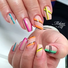 How To Strengthen Nails, Groovy Nails, Strengthen Nails, Nail Art Spring, Pedicure Designs Toenails, Mani And Pedi, Nail Work, Cute Short Nails, Square Nail