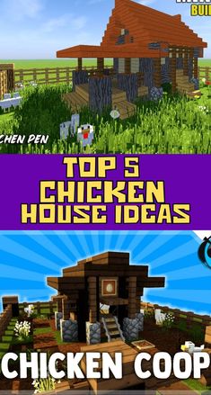 the top 5 chicken house ideas in minecraft