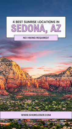 the best sunrise locations in sedona, arizona