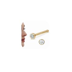 PRICES MAY VARY. VALUE: The nose ring studs are made with 100% real 14K gold which will accompany you for a longtime, good choice for sensitive skin, High-Polished post end protect your piercings from any discomfort VARIOUS SIZES: This basic S shaped gold nose rings measurement:7mm wearable length, simulated diamond 6A cubic zirconia is available with 1.5mm/2mm/3mm, 20 gauge(0.8mm)and 18 gauge(1.0mm)bar thickness to suit diverse needs EXQUISITE CRAFT: The nose stud is lightweight and comfortable Piercings For Women, Gold Nose Ring Stud, Nose Ring Gold, Straight Nose, Nose Rings Studs, Gold Nose Ring, Nose Piercing Stud, Gold Nose Stud, Nose Piercings