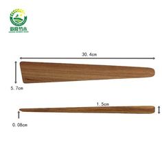 the size and measurements of two wooden spoons