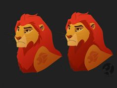 the lion king from disney's live - action movie, simba and nala