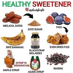 an image of healthy sweetener fruits and vegetables