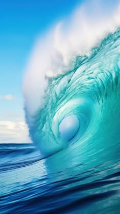 Crazy blue waves ocean outdoors | Premium Photo - rawpixel Surfing Wallpaper, Spaces Aesthetic, Wave Photography, Sea Inspired Jewelry, Wave Drawing, Big Wave Surfing, Digital Ocean