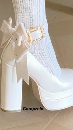 Baju Kahwin, Hak Tinggi, Heels With Ankle Strap, Pretty Heels, Fashion Shoes Heels, Cute Shoes Heels, Shoes Heels Classy, Kawaii Shoes