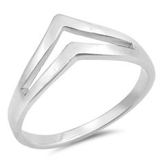 High Polish Chevron Thumb Ring 925 Sterling Silver Band Jewelry Female Male Unisex Size 4 All our silver jewelry is crafted from .925 silver also commonly referred to as sterling silver. Sterling silver is the standard for beautiful high-quality silver jewelry and can not be replicated by lower priced silver plated jewelry. It is 92.5% pure silver, mixed with alloys to add strength and durability to stand the test of time. We promise superior service which includes fast shipping, great communica Thumb Rings Men, Sterling Silver Thumb Rings, Shiny Rings, Thumb Rings Silver, Sterling Silver Wedding Band, Female Male, Silver Wedding Bands, Thumb Ring, Band Jewelry