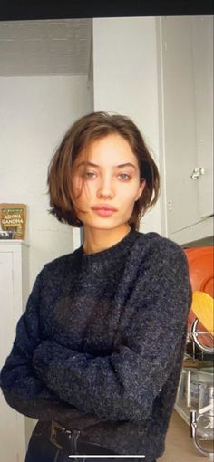 Really Short Hair, Chin Length Hair, Short Straight Hair, Aesthetic Hair, Bobs Haircuts