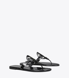 Miller Soft Sandal, Leather: Women's Designer Sandals | Tory Burch Designer Sandals Flat, Flat Platform Sandals, Soft Sandals, Miller Sandal, Beautiful Sandals, Tory Burch Sandals, Stylish Sandals, Tory Burch Miller, Footwear Design Women