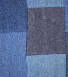 blue and grey patchwork fabric with different colors