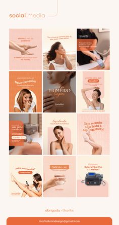 the website is displayed with many different types of items on it, including an orange and white background