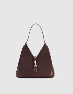 Shoulder Bag With Buckle Suede Handbag, Luxury Shoulder Bag, Fall Bags 2024, Brown Suede Bag, Everyday Purse Casual, Big Bag, Suede Bag, Brown Bag, How To Accessorize An Outfit