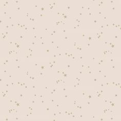 a wallpaper with stars on it in beige and silver colors, as well as white background