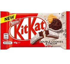 kitkatt double cookies and cream bar