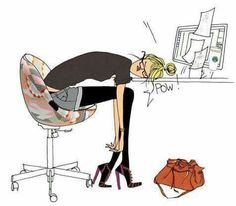 a woman sitting on top of a chair next to a handbag and purse in front of a computer desk