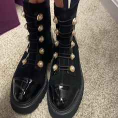 The Brand Is Chanel The Shoes Boots. Color Black Made In Italy. Condition Of Shoes Brand New. It’s Has Pearls It’s Beautiful. Shipping 3 To 5 Business Days Chanel Ankle Boots 2022, Chanel Rain Boots 2022, Chanel Combat Boots 2022, Chanel Boots 2021, Elegant High-top Black Boots, Elegant High-top Evening Boots, Elegant Black High-top Boots, Chanel Ankle Boots, Chanel Black And White