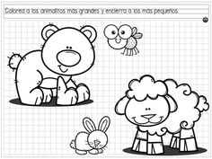 an animal and its baby are depicted in this worksheet for the children's drawing