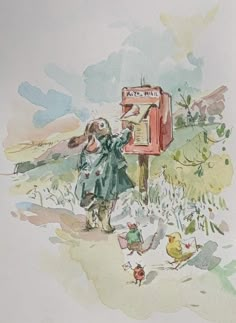 Hastings England, Storybook Art, 26 November, Rabbit Art, Arte Sketchbook, Fairytale Art, Watercolour Paper, House Garden, Watercolor Animals