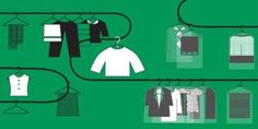 an image of clothing hanging on clothesline with text that reads, how to choose the best men's shirt for your body type