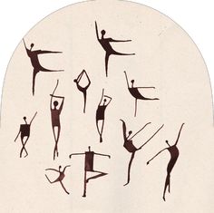 an image of some people doing different things in the air with their arms and legs