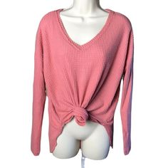 Wild Fable Nwt Women's Cozy T-Shirt ~ Sz Xs ~ Long Sleeve ~ V-Neck ~ Faded Rose ~ 25" Arm Pit To Arm Pit ~ 23.5" Across Waist ~ 18.5" Sleeve Length ~ 25" Length Item Is In New With Tags. Cozy Pink Tops For Loungewear, Cozy Pink Loungewear Tops, Cozy Cotton V-neck Tops, Cozy Pink Tops For Spring, Cozy Pink V-neck Top, Cozy Pink Spring Tops, Trendy Pink V-neck Top For Spring, Trendy Pink V-neck Top, Baby Tee Shirts