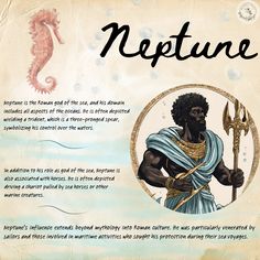 In Roman mythology, Neptune is one of the three brothers who rule the universe. Jupiter (Zeus in Greek mythology) is the king of the gods, Pluto (Hades in Greek mythology) rules the underworld, and Neptune rules the sea. The Three Brothers, Roman Myth, Roman Mythology, The Underworld